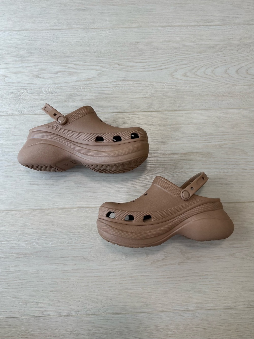 CROCS Classic Bae Clog Sandals in Brown
